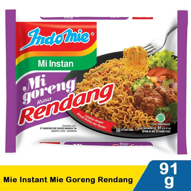 INDOMIE GORENG RENDANG - Gambar Produk