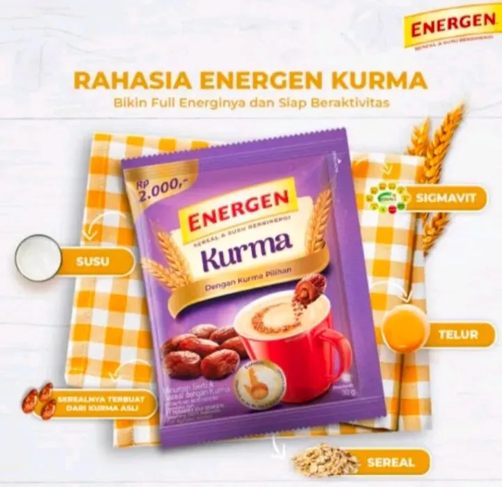 ENERGEN KURMA - Gambar Produk