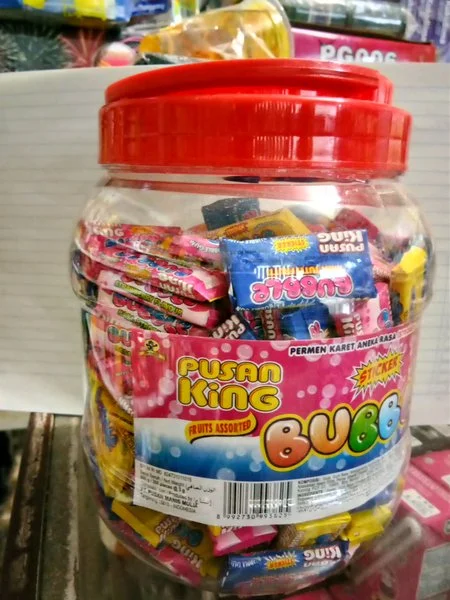 BUBBLE GUM TOPLES PERMEN LUNAK - Gambar Produk